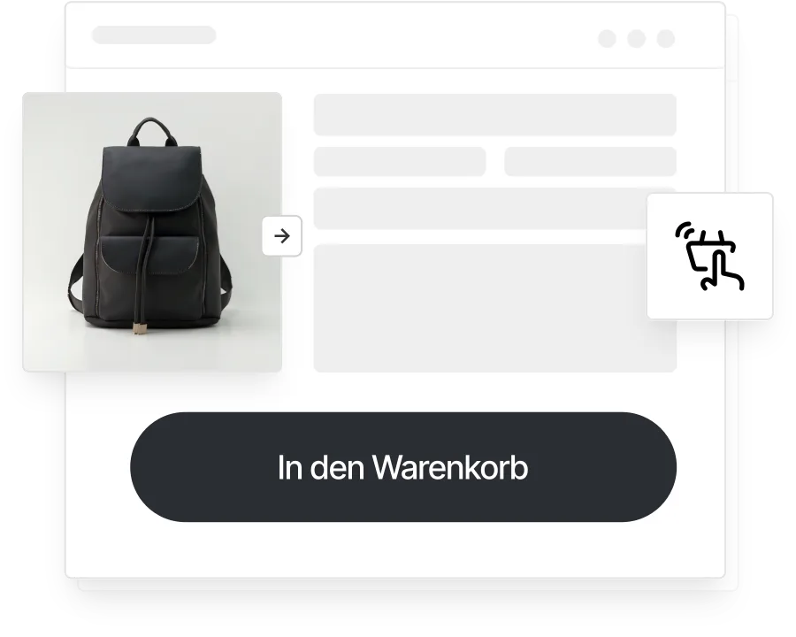Grafik: Slider in einem Onlineshop